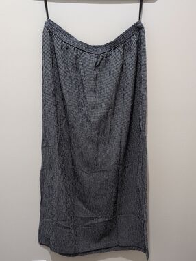 Vintage Jones New York Sport Gingham Maxi Skirt